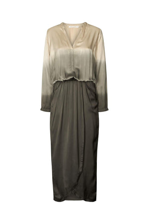 Vera - Flow wrap over dress I Sand combo