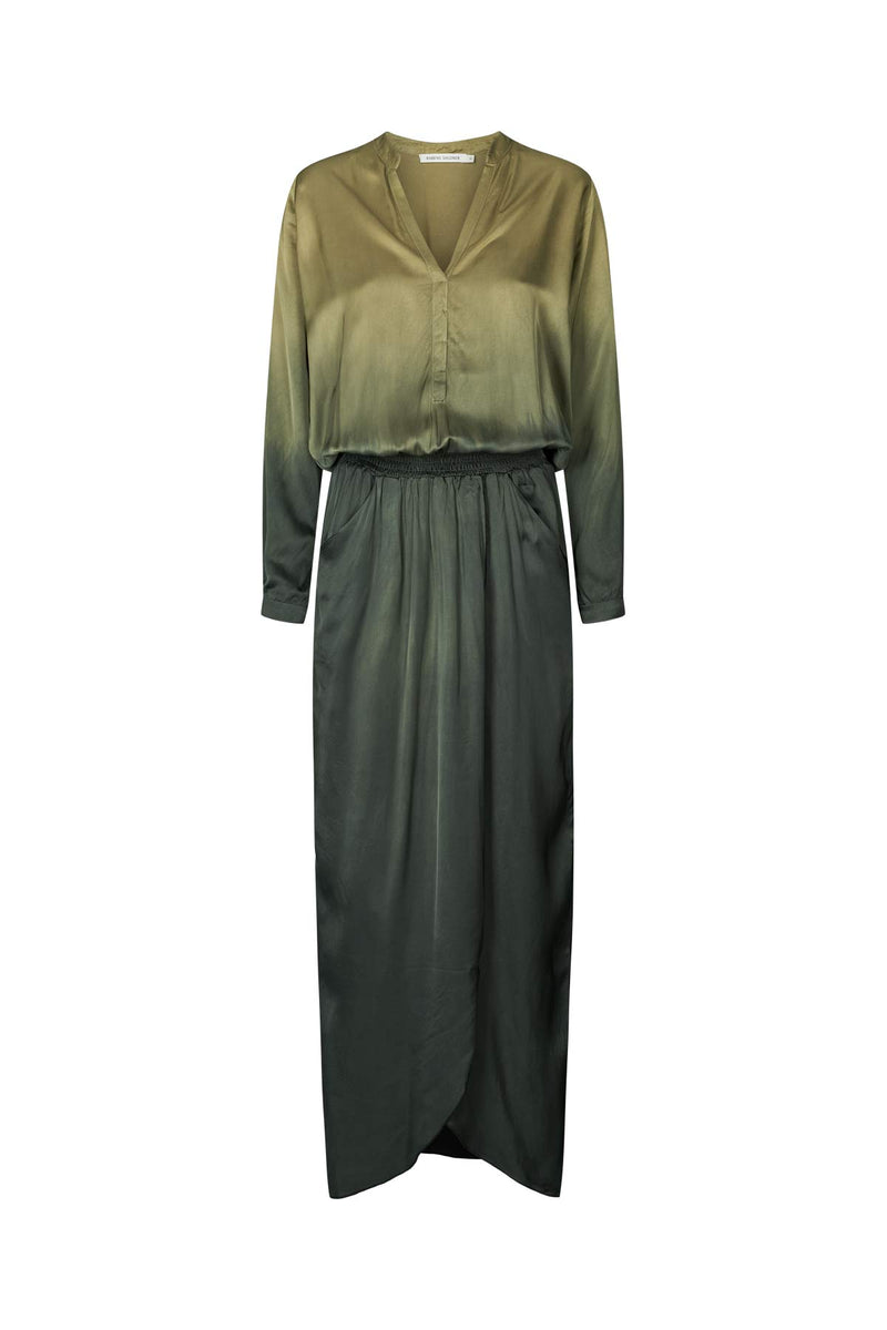 Vera - Flow wrap over dress I Army combo