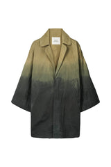 Jacqline - Flow drill oversize jacket I Army combo