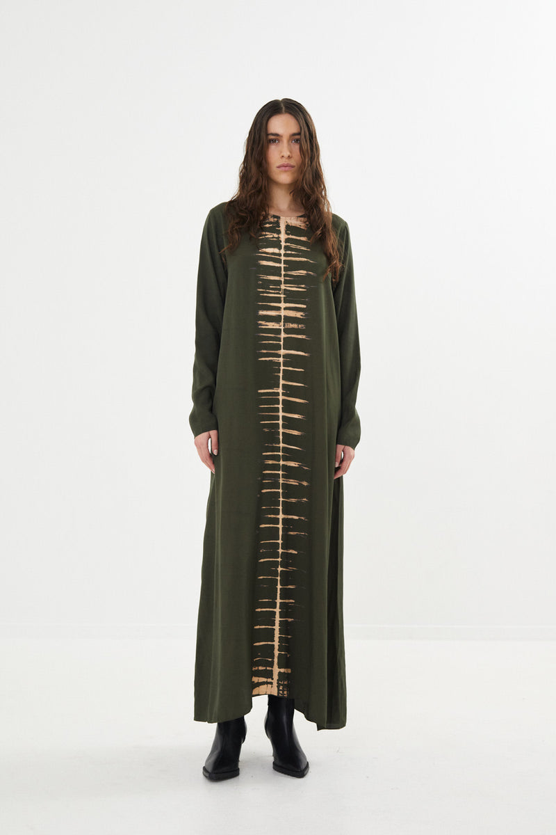 Lynett - Spine flared dress I Forrest combo