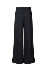 Zoe - Tailored wide leg pants I Black navy combo