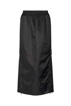 Peaches - Nylon skirt I Black