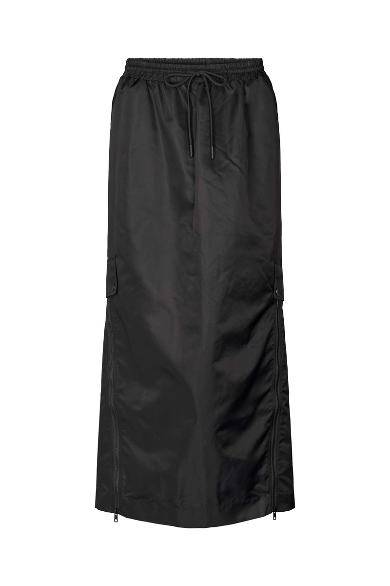 Peaches - Nylon skirt I Black