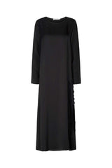 Annelie - Solid lacey dress I Black