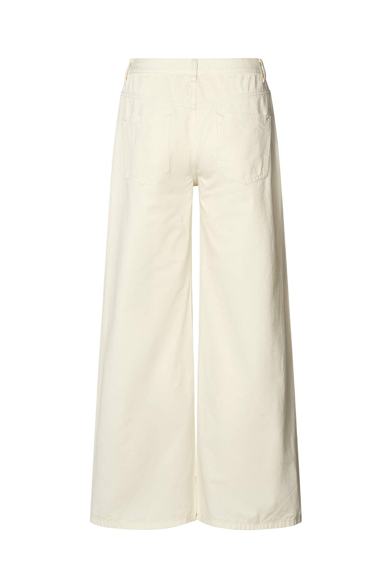 Ini - Canvas light pants I Winter white