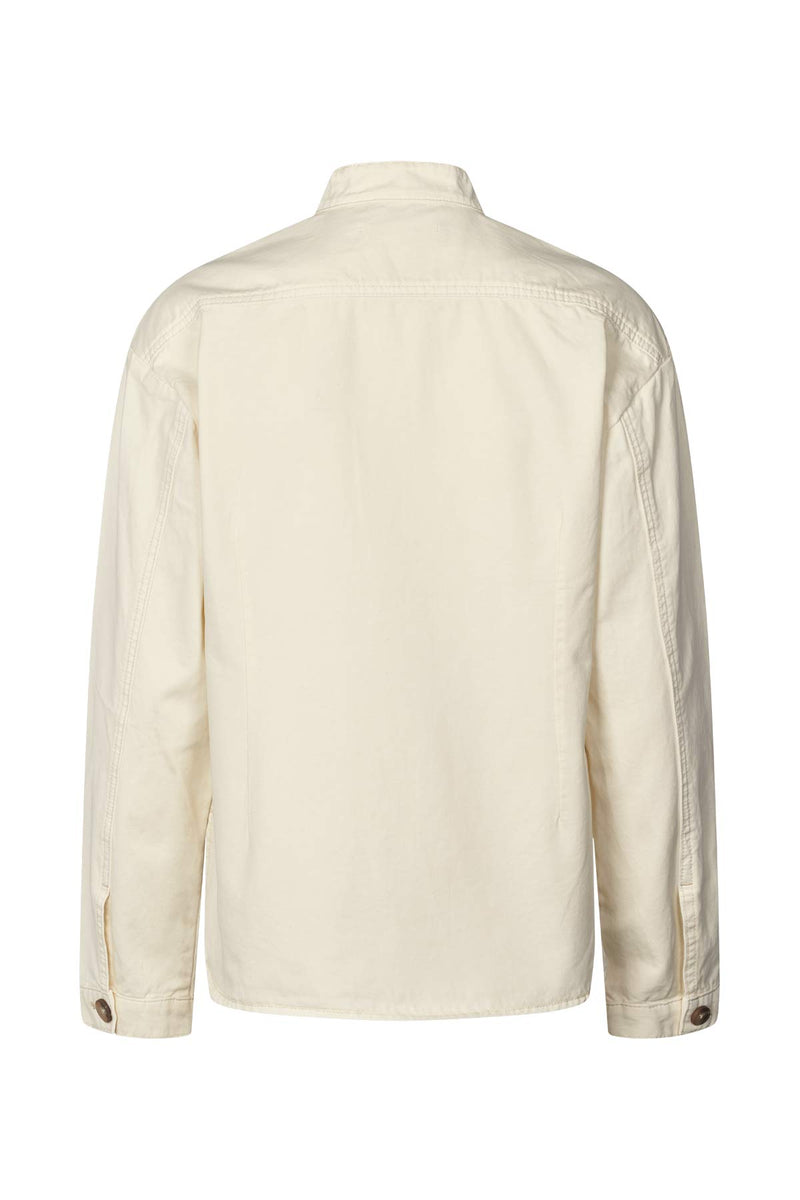 Jozephine - Canvas light shirt I Winter white