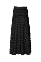 Selilja - Feathery skirt I Black