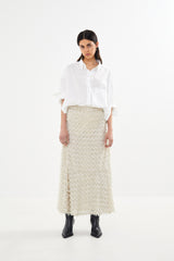 Selilja - Feathery skirt I Oyster