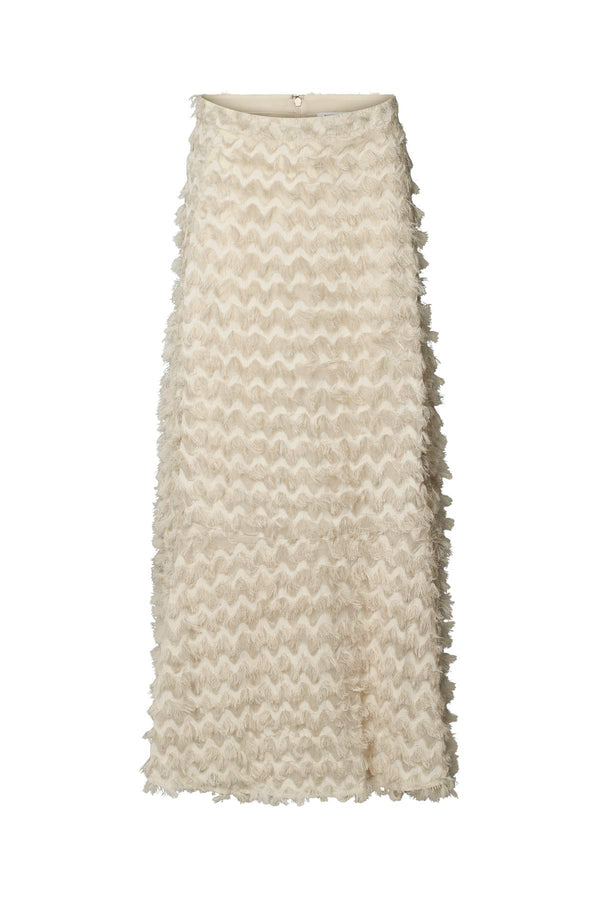 Selilja - Feathery skirt I Oyster