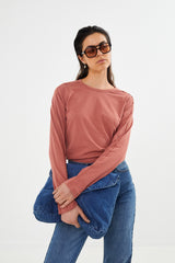 Jacka - Vintage jersey long sleeve top I Chalk