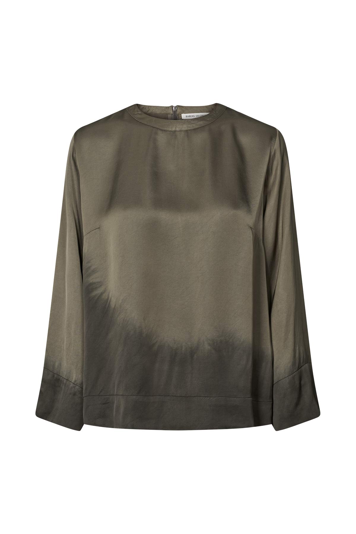 Coastal 3/4 sleeve top - Herta I Asphalt black