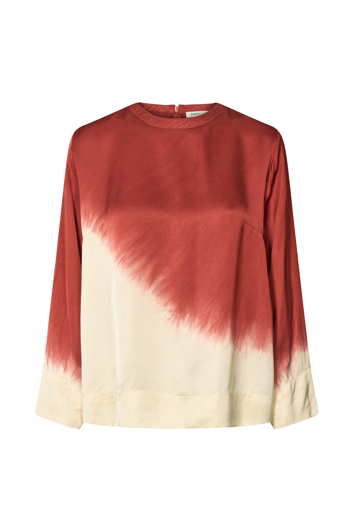 Coastal 3/4 sleeve top - Herta I Burgundy chalk combo