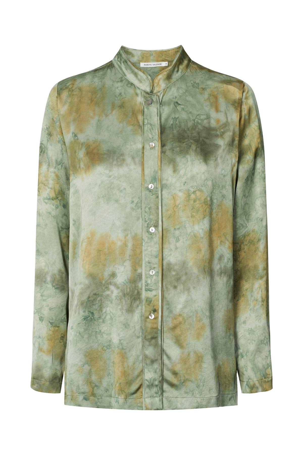 Isabelle - Mixture shirt jacket I Seaweed combo