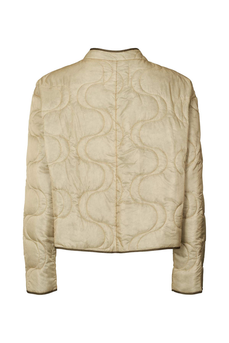 Raisa - Pastel quilt jacket I Sand