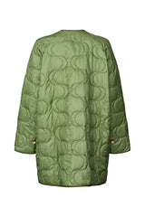 Rahlin - Pastel quilt coat I Stone green