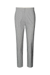 Striped tailoring slim pants - Adelle I Navy stripe