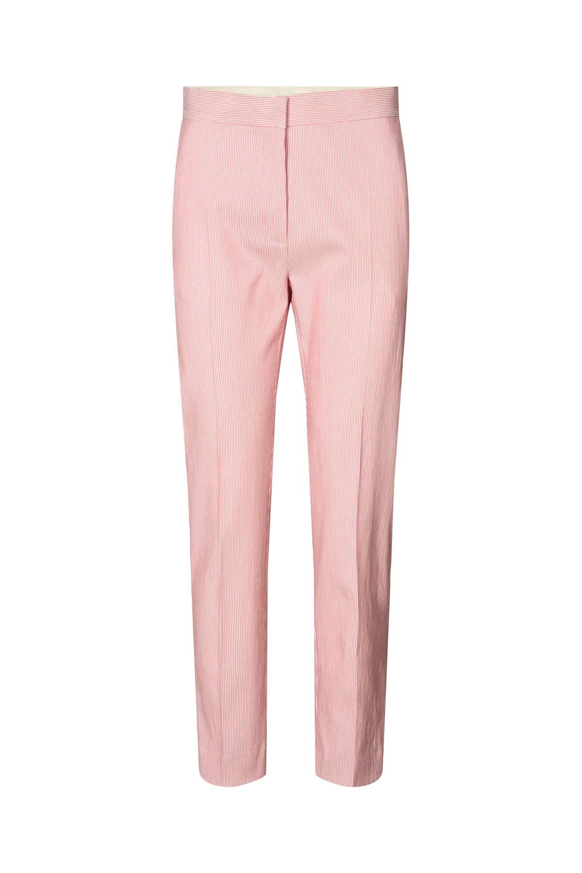 Striped tailoring slim pants - Adelle I Pink stripe