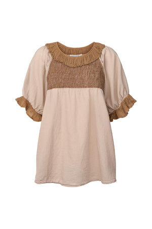 Dorita - Cotton angel top I Caramel