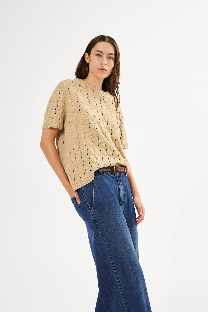 Trail knit t-shirt - Bernie I Safari