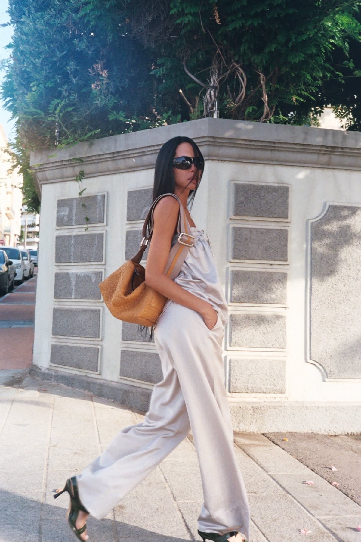 Paris - Techno drape bustier I Oyster