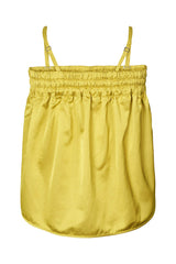 Paris - Techno drape bustier I Acid yellow