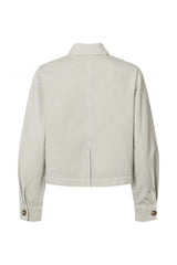 Neva - Canvas light short jacket I Grey cloud