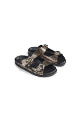 Oxana - Buckle sandal I Gun metal