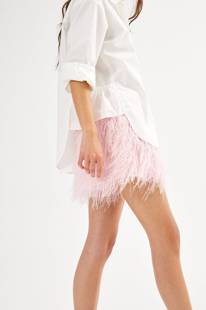 Roxana - Plume shorts I Powder pink