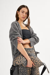 Inja - Leopard print wide leg pants I Leopard