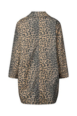 Jacqline - Leopard print oversize jacket I Leopard