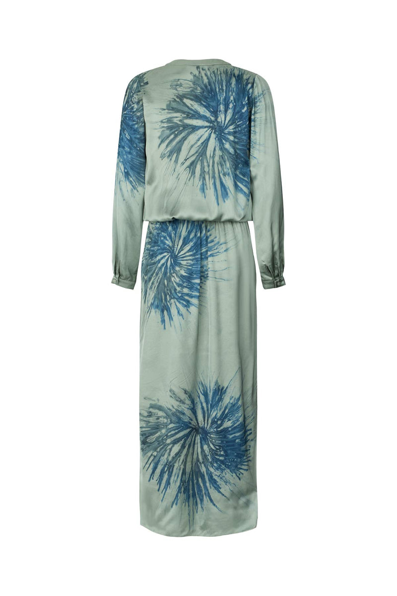 Vera - Cartwheel wrap over dress I Ocean combo