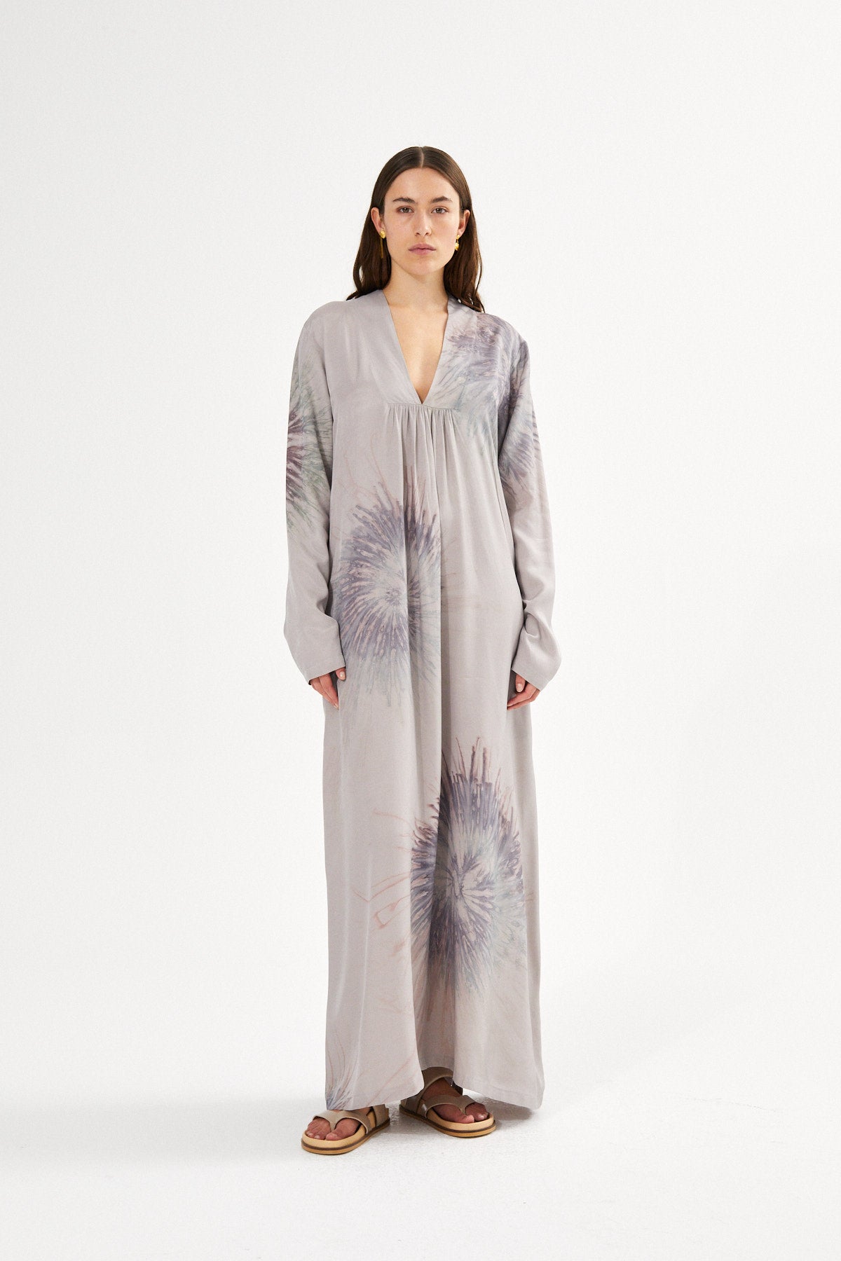 Cartwheel kaftan - Maize I Seashell combo