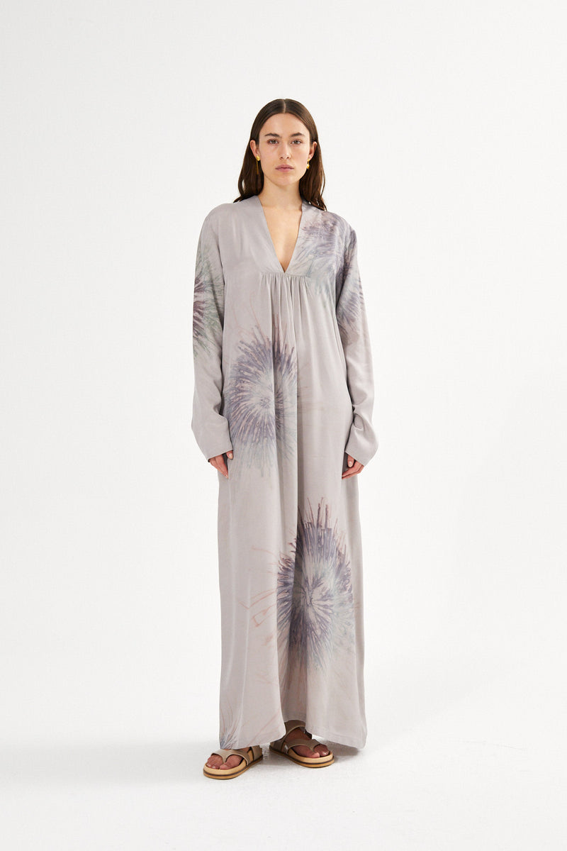 Cartwheel kaftan - Maize I Seashell combo