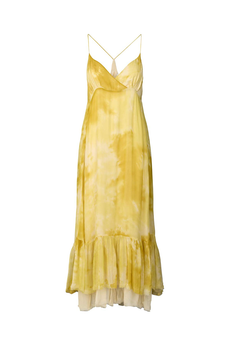 Farida - Fusion string dress I Lemon combo