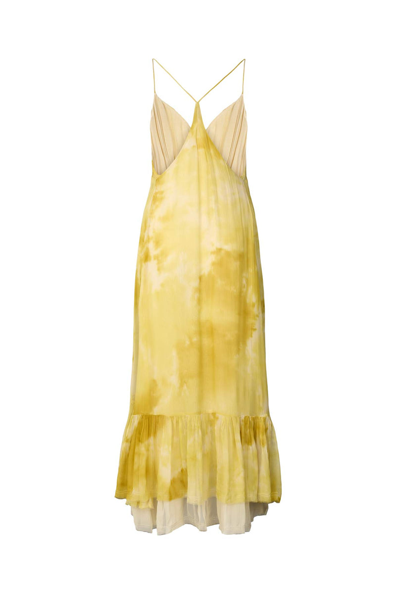 Farida - Fusion string dress I Lemon combo