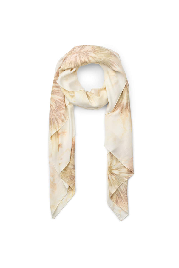 Merete - Cartwheel large scarff I Seashell combo