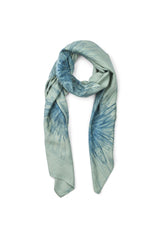 Merete - Cartwheel large scarff I Ocean combo