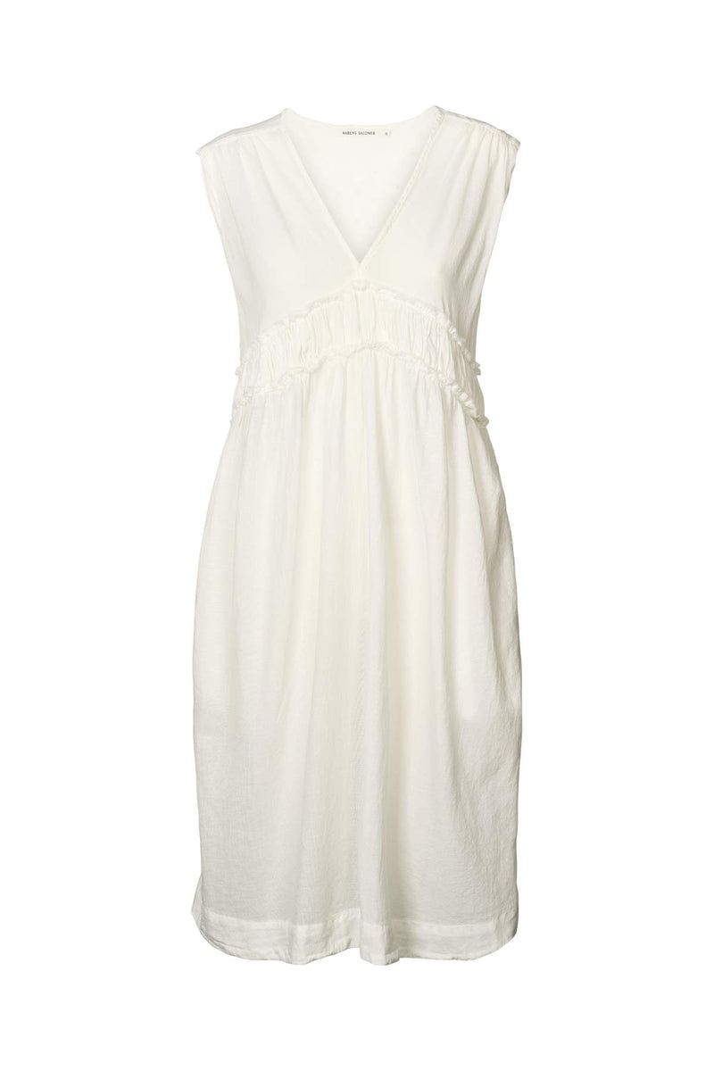 Hyben - Cotton short dress I White