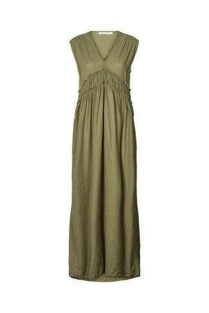 Harmonie - Cotton long dress I Raw lumber