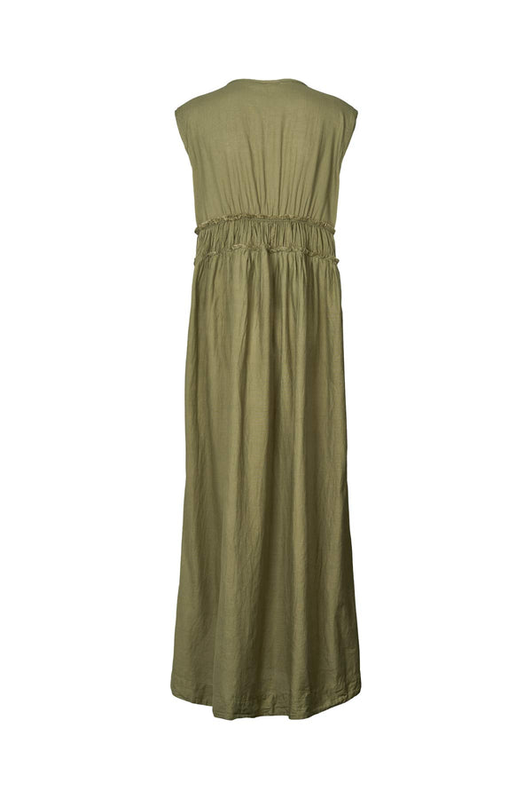 Harmonie - Cotton long dress I Raw lumber