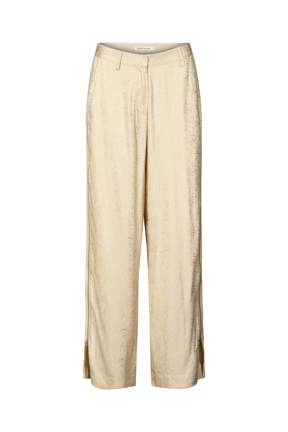 Gurli - Cluster jacquard zip pants I Fiber