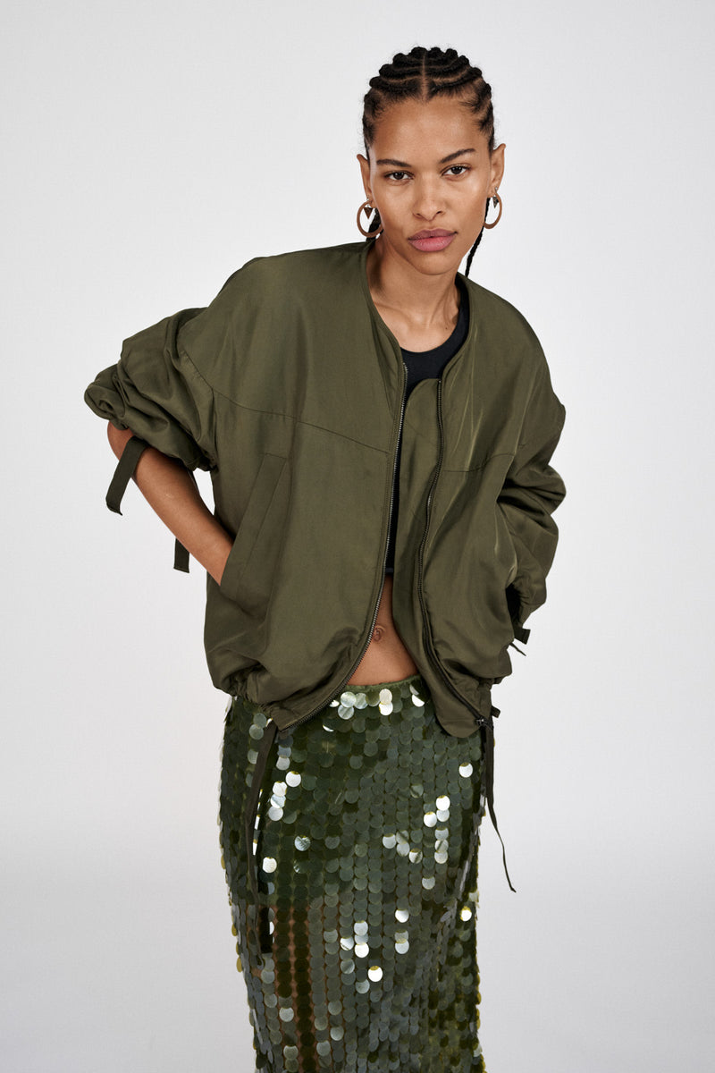 Glod - Arched jacket I Army Green