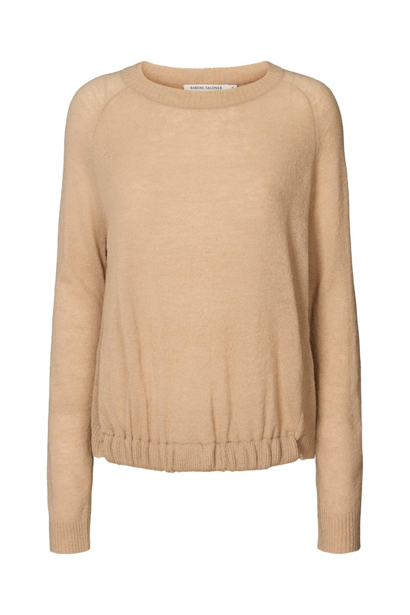 Engel - Airy boxy sweater I Sand