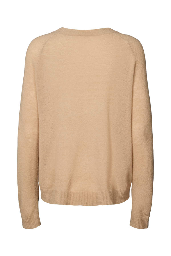Engel - Airy boxy sweater I Sand