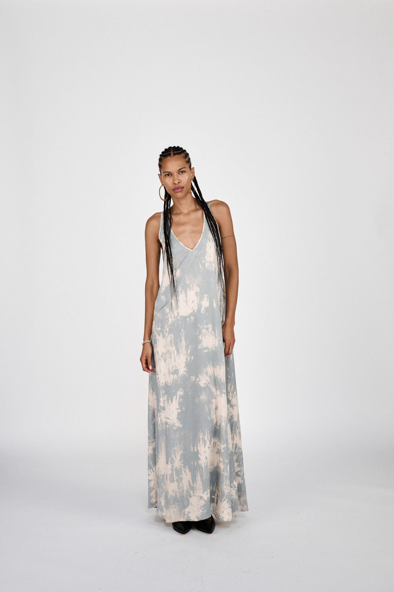 Ian - Misty long dress I Golden mustard combo