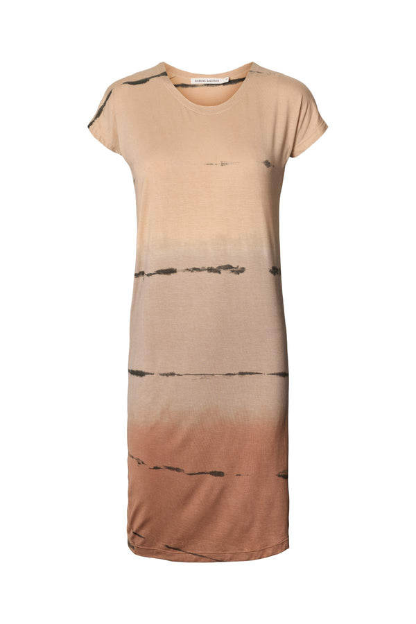 Mejse - Nuance jersey dress I Chocolate combo