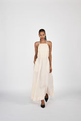 Cylle - Poplin elastic dress I Pirate black