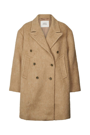 Leanna - Fuzzy oversized coat I Oatmeal