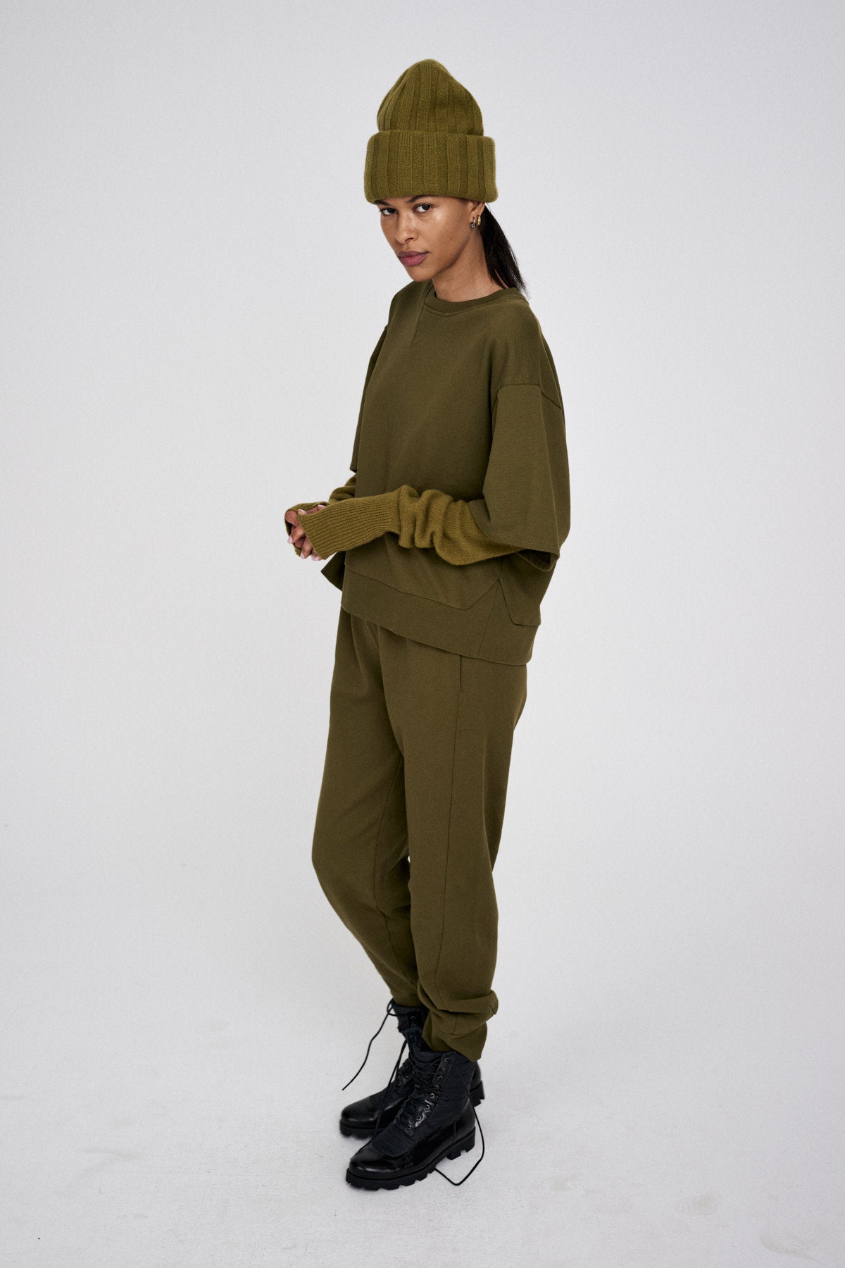 Nono - Sweat pants I Dark Olive