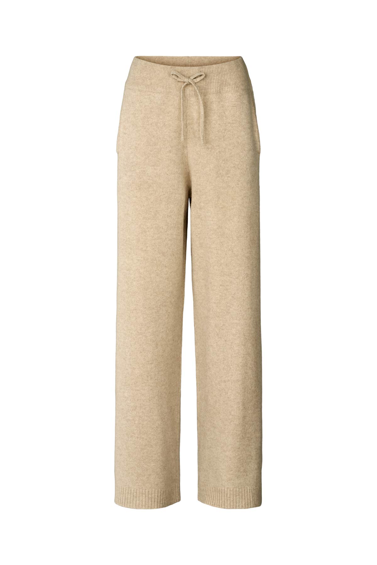 Dianne - Pure wool lounge pants I Oatmeal